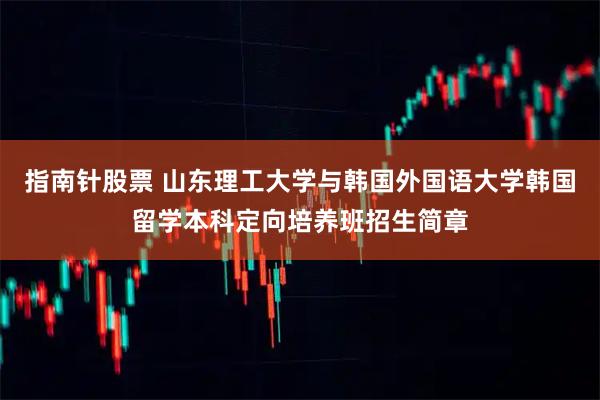 指南针股票 山东理工大学与韩国外国语大学韩国留学本科定向培养班招生简章